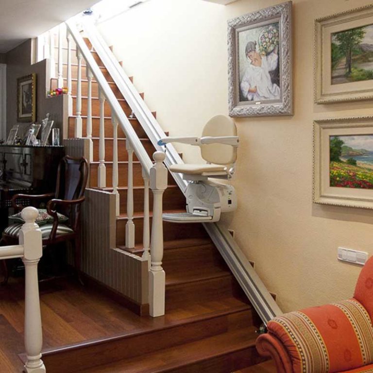 Silla Salvaescaleras Recta Modelo Handicare Minivator De Salvatec